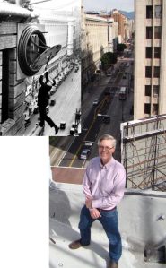 The author at 908 S. Broadway.