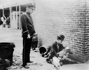 The Kid - looking south, between Cosmo and Cahuenga