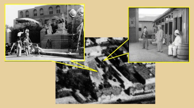 The sweeper set stood behind the statues set