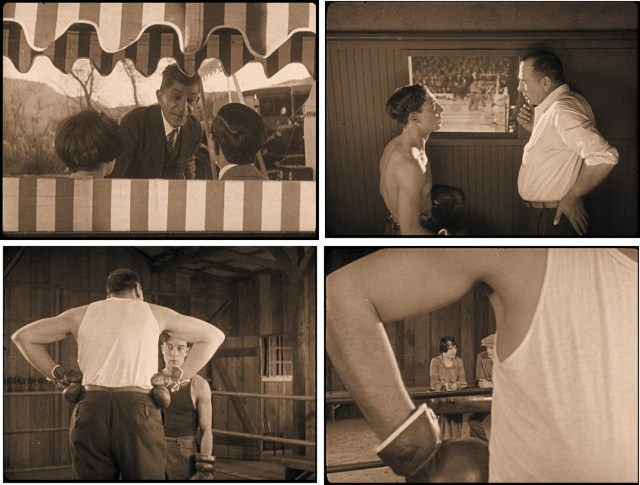 Some other interesting visual framing devices from Battling Butler