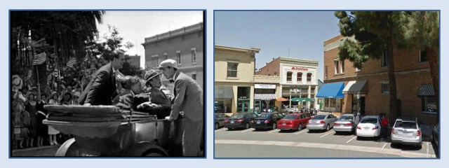 Swept with patriotic fervor, John Gilbert decides to enlist - The Big Parade. 