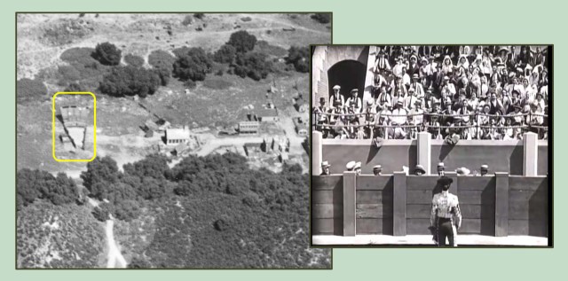 The bullring set from Blood and Sand.