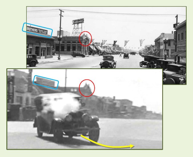 Looking south down La Brea.  LAPL.