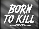 Born to Kill 01