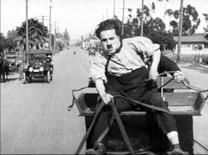 Looking east down Santa Monica Blvd. past Cole.