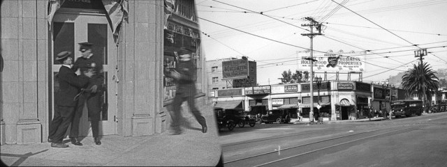 Looking north up Western towards 5501 Hollywood Blvd. LAPL.