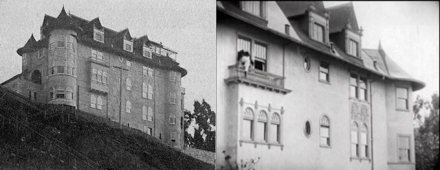 Mabel filmed using the Castle Towers. 