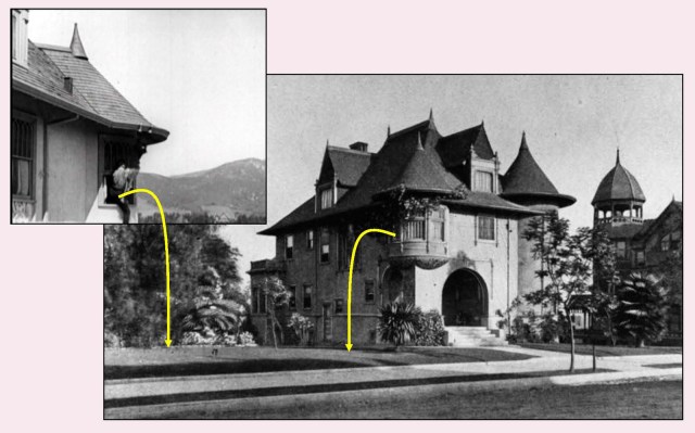 The drop from the front left window was only one story. LAPL.