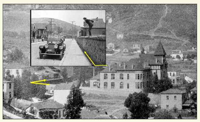 Harold's corner stone was adjacent to the former Huntington Digital Library.