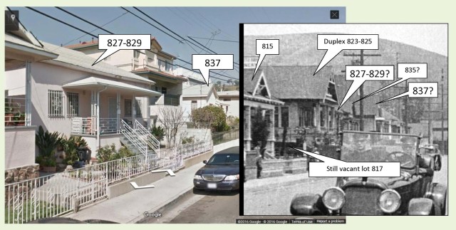 Two surviving buildings likely appear as shown.