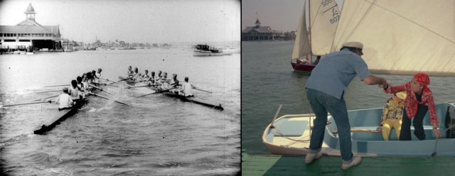 The Newport Beach Pavilion appearing with Buster Keaton in College (1927), and with Suzanne Pleshette in 