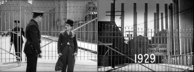 Matching views from Modern Times and Citizen Kane.