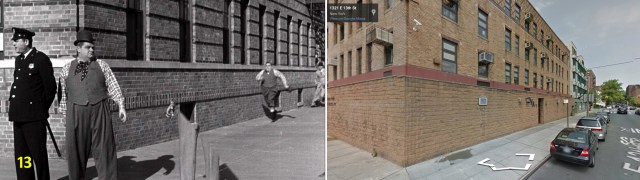 13 - Buzzin' Around - looking NW at the corner of E 13th and Elm.