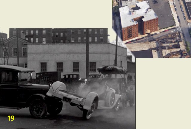 19 - Buzzin' Around - view north across Ave M, now blocked, towards the side of the Biltmore.