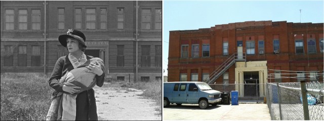 Matching views of the east side of the building.