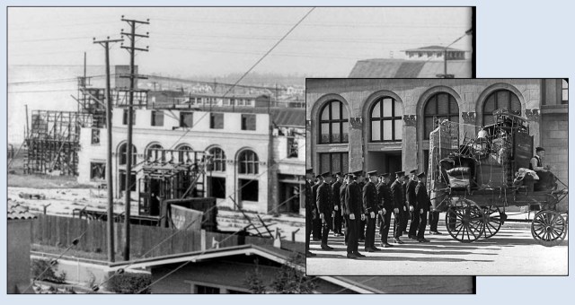 The five arch Metro backlot set as it appears in Cops.